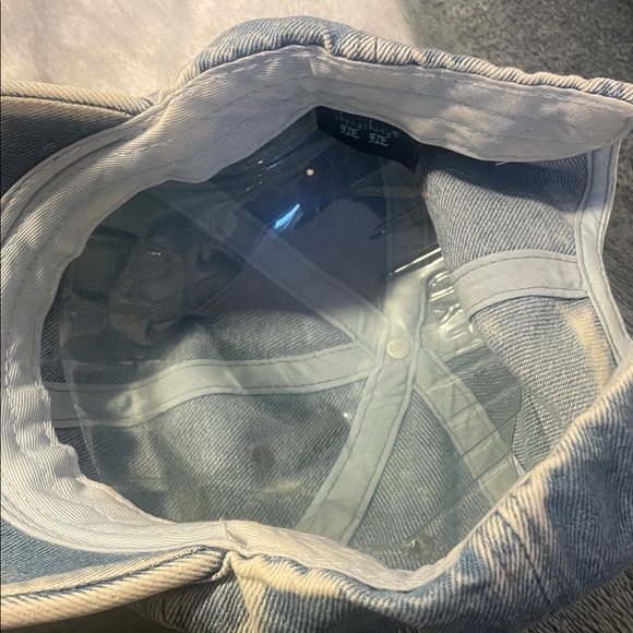 Distressed Denim Cap - Picture 2 of 2